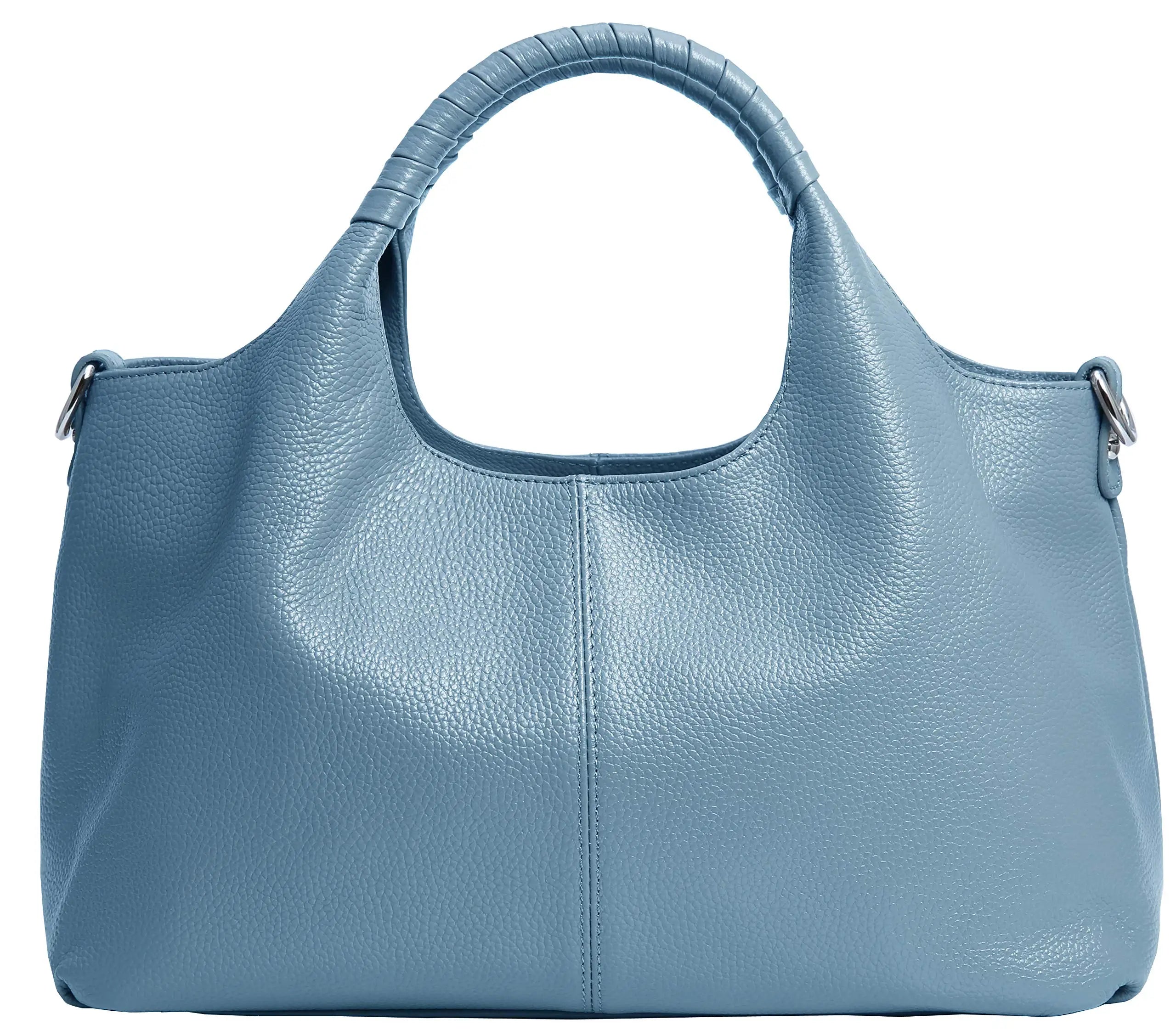 Genuine Leather Shoulder Bags and Quiet Luxury Handbags for Women Purses Designer Cross Body Hobo Medium Size Tote Bags