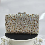 New Rhinestone Clutch Purse Women Elegant Wedding Party Bride Bag Prom Evening Handbag Sparkly Crystal Diamond Birthday Gift