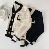 AOSSVIAO Korean Fashion New Loose Long-sleeved Knit Women's Sweater 2026 Autumn Winter Outwear Cardigan