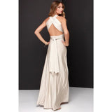 Fashion Multi-worn V-neck Vestidos De Fiesta Women Long Dress Sexy Strapped Lady Summer Maxi Dress