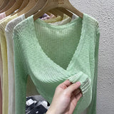 Summer Short Ice Silk Knitted Sun Protection Cardigan Women's Thin Suspender Skirt Layered Gauze Jacket Air-conditioned Cover Up