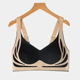 Powerful Push up Seamless Bra Women Gathered Up Wireless Bra Soft Full Coverage Support Adjustable Underwear Anti Sagging Bra