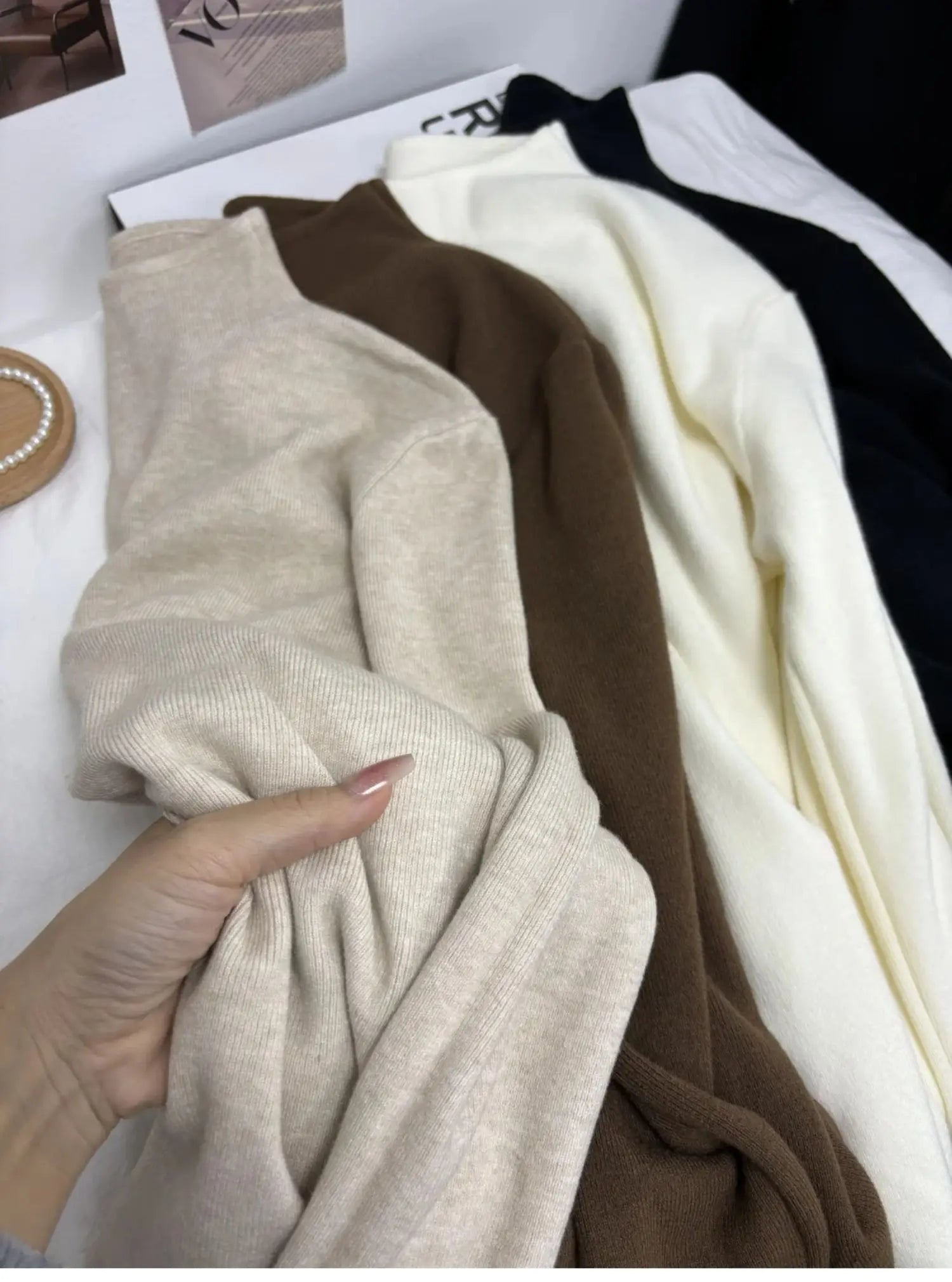 Women's Casual Vintage Knitted Long Sleeve Pullovers 2026 Autumn Winter Fashion Turtleneck Ladies Solid Sweater Woman clothing