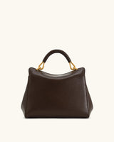 JW PEI Lucia Top-Handle Bag Luxury Designer Crossbody Shoulder Bag for Women Elegant Turn Lock Vegan Leather Messenger Purse