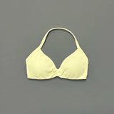 HISTELLO Impact Strappy Bra Women Seamless Gym Underwear High Support Halter Sexy Sports Clothing Push-up Yoga Workout Tank Top