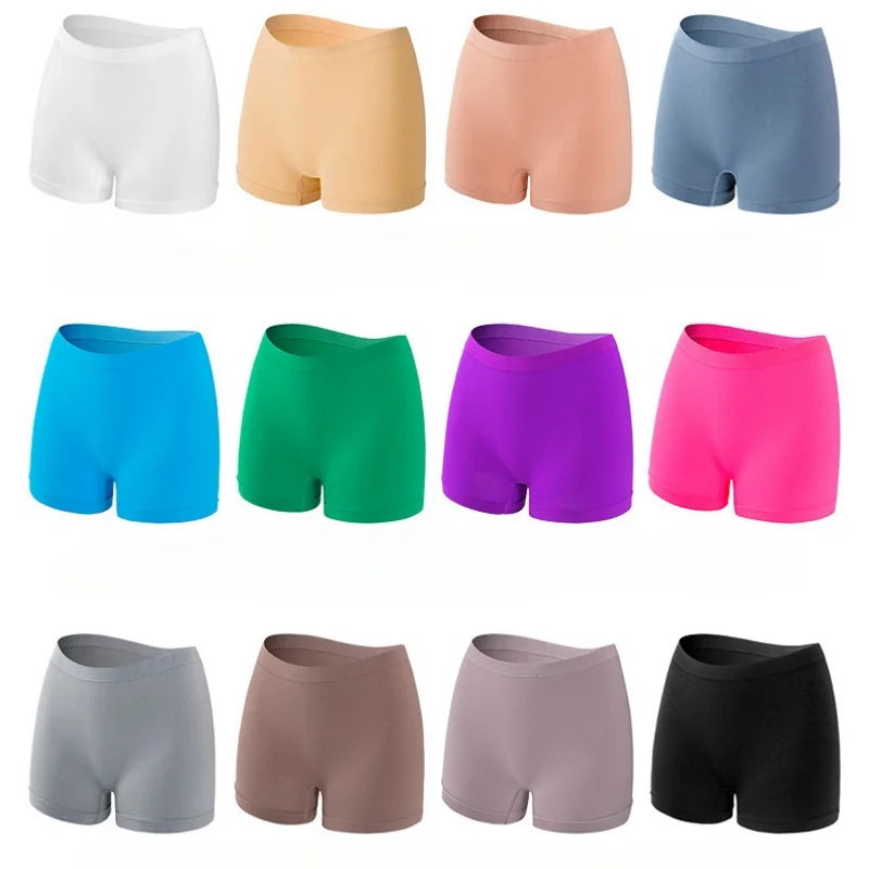 1 Pack Women's Seamless Boyshort Panties Anti-Chafing Safety Shorts Sports Underwear Stretchy & Soft Lingerie Intimates S-5XL