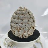 New Rhinestone Clutch Purse Women Elegant Wedding Party Bride Bag Prom Evening Handbag Sparkly Crystal Diamond Birthday Gift