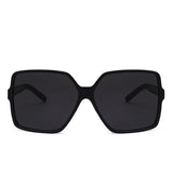 Brand Designer Fashion Oversized Sunglasses Women Plastic Female Big Frame Gradient Sun Glasses UV400 gafas de sol mujer