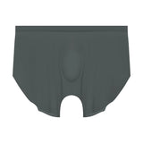 Men's ice silk seamless underwear 3D punching boxers summer thin underpants boys extended sports shorts