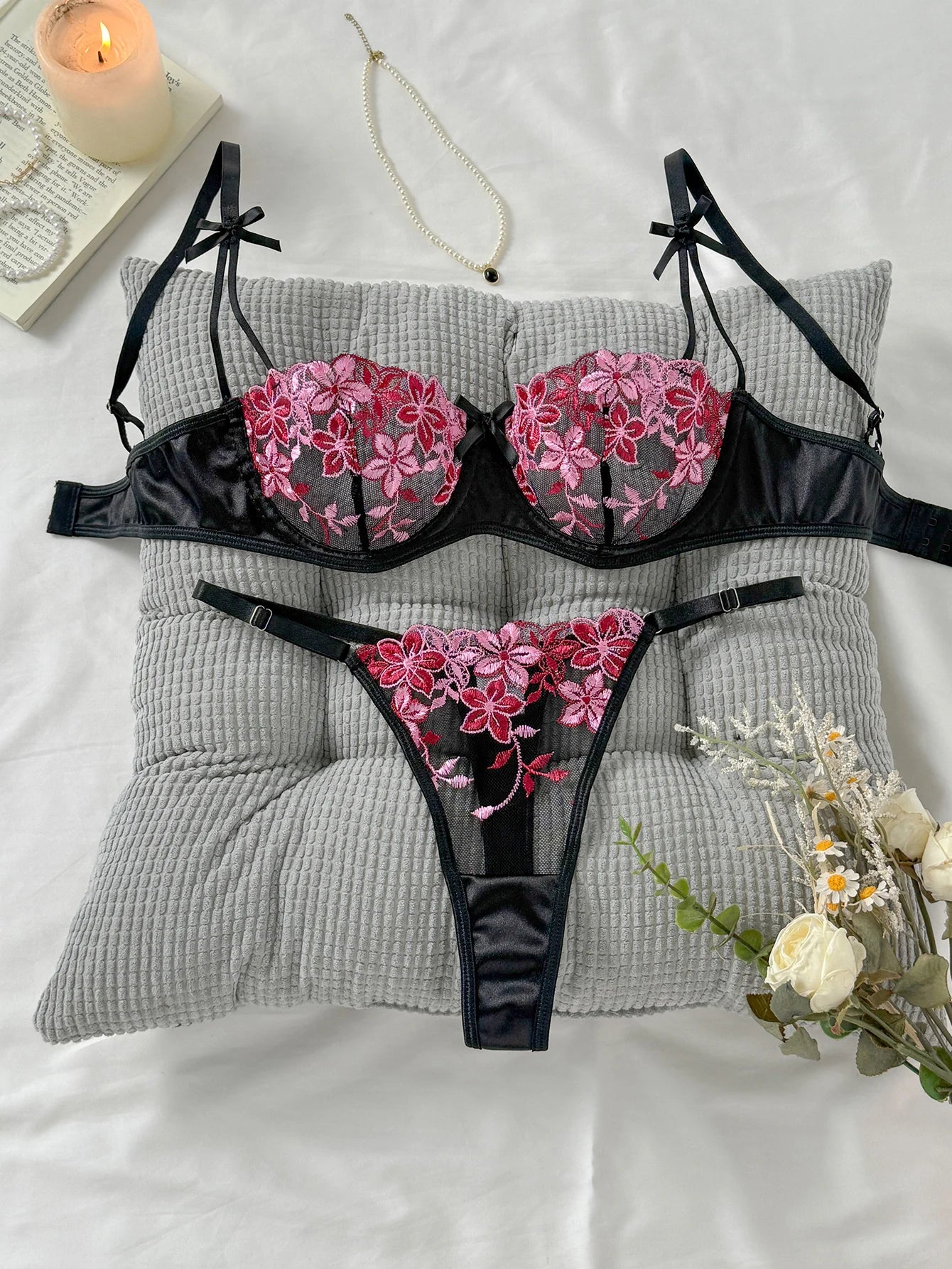 Valentine's Eve Light Purple Danube Group Ladies Sexy Lingerie Bra Women's Suit - the Temptation of a Seductive Night