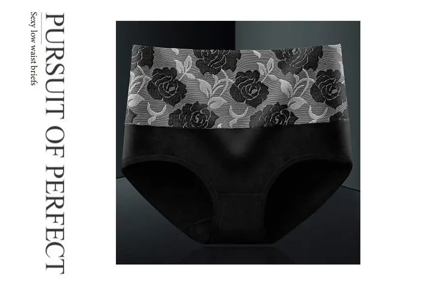 3Pcs/Lot Women's Underwear Plus Size Cotton Panties High Waist Briefs Sexy Lingerie Female Pantys M-5XL Seamless Underpant Girls