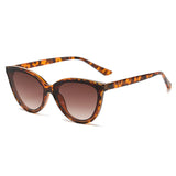 Large Frame Cat Eye Sunglasses Women New Retro Minimalist Style Gradient Sun Glasses High Quality Eyeglasses UV400