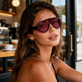 Hot Aviation Sunglasses Women Fashion Trendy 2026 Large Frames Casual Travel UV400 Sun Glasses For Shades Oculos Feminino