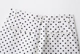 HH Woman Autumn Long Sleeves Turtleneck Zipper With Pockets Drawstring Casual Coats Women Fashion Polka Dot Printed Jacket
