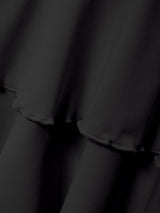 New Solid Color Skirt Women Summer Fashion Outdoor Versatile High Waist Slim Fit Elastic Waist Short Skirt Goods In Stock