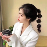 100PCS/Set Women 3.5CM Basic Nylon Elastic Hair Bands Ponytail Hair Scrunchie Rubber Bands Headband Hair Accessories Headwear