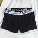 10Pcs Men's Boxer And Briefs Fashion Underwear High Stretch Boxer And Briefs Shorts Breathable Soft Men's Shorts Comfortable