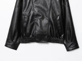 MUJER Faux Leather Women's Jacket Black Oversize Bomber Jackets for Women Outerwears Winter Overcoat Female Fashion Jacket Woman