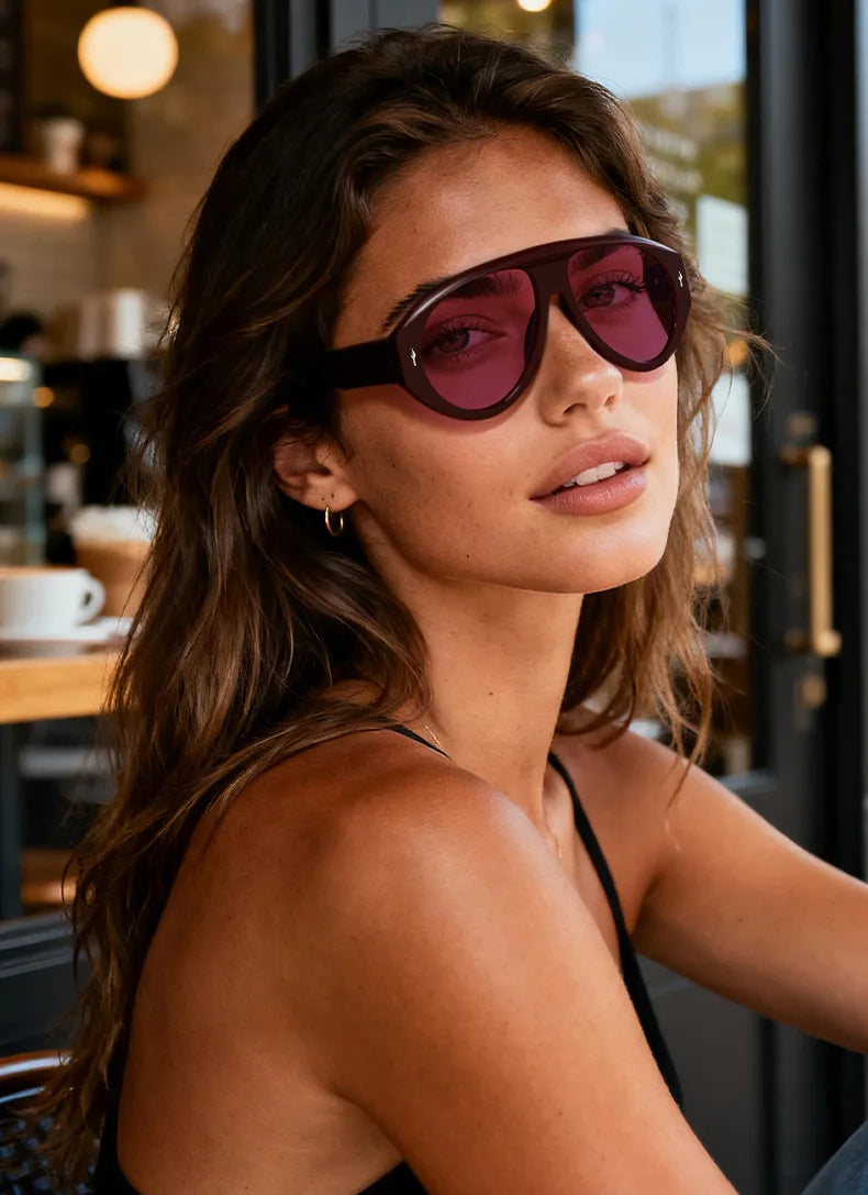 Hot Aviation Sunglasses Women Fashion Trendy 2026 Large Frames Casual Travel UV400 Sun Glasses For Shades Oculos Feminino
