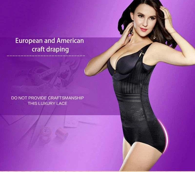 Body Shaper Women Waist Trainer Slimming Tummy Control Underwear Flat Belly Corset Bodysuit Shapewear Cincher Firm Underbust