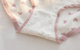 5Pcs Cute Love Cotton Panties For Women Underwear Print Panty Girls Briefs Breathable Soft Underpants Female Sexy Lingerie