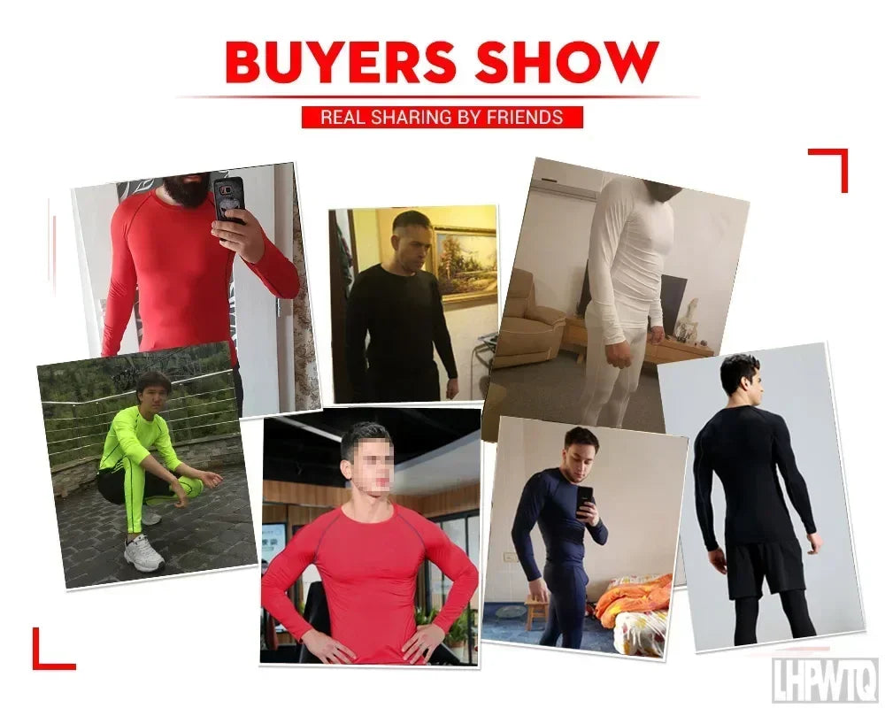 2pcs Men's Compression Sportswear Suit Elastic Training Yoga Sets Workout Jogging Fitness Clothing Tracksuit Pants Sporting