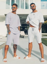 2024 New Summer Street Men's Suit Sportswear Men's Oversized Clothing 3D Print T-Shirt Shorts Men's Simple Clothing Fashion Suit