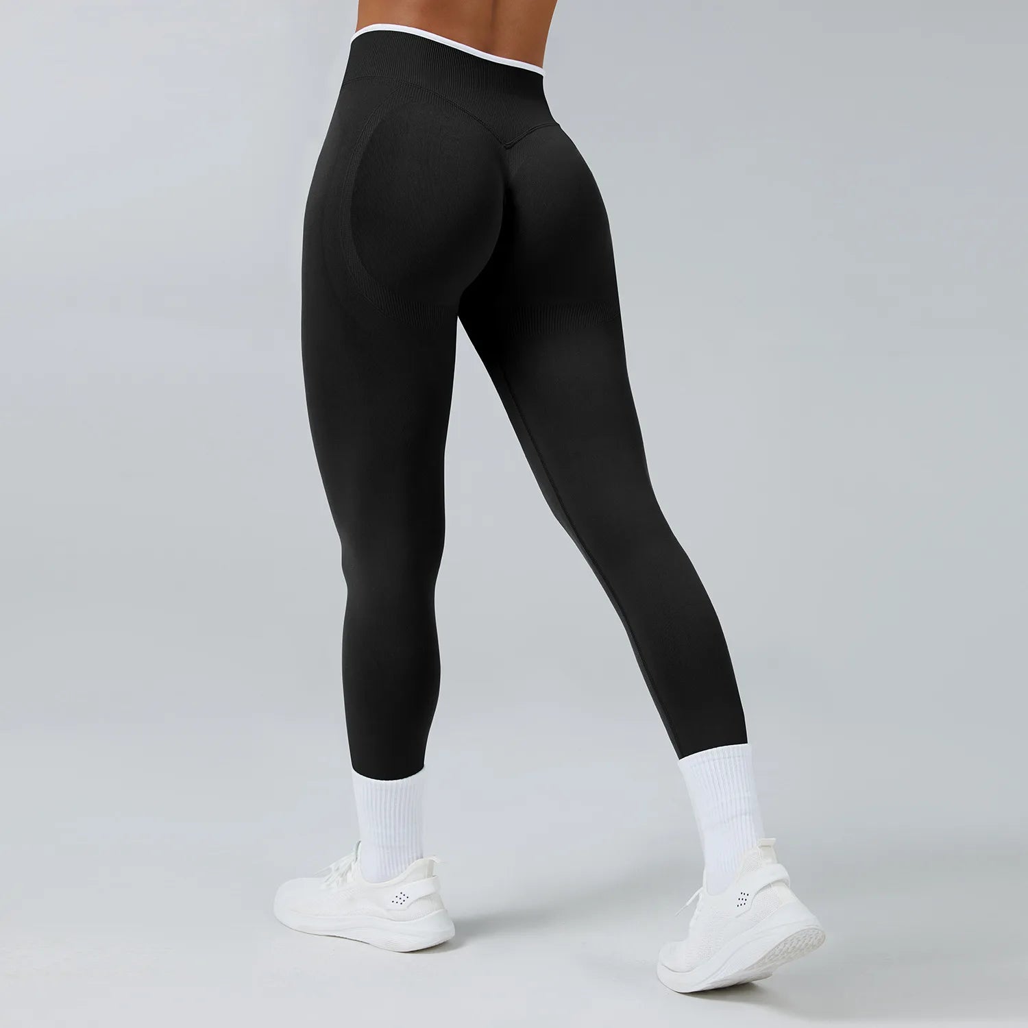 Women Seamless Sports Yoga Fitness Cycling Elastic Gym Running Sports Pants Ignite Sculpt Scrunch Workout High Waisted Leggings