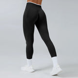 Women Seamless Sports Yoga Fitness Cycling Elastic Gym Running Sports Pants Ignite Sculpt Scrunch Workout High Waisted Leggings