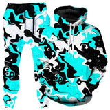Colorful Abstract Mandala 3D Print Hoodies Pants Set Men's Sweatshirts Sweatpants Two Piece Suits Outdoor Tracksuit Man Clothing
