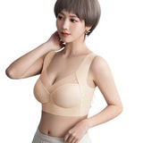 EUR/USA Size Women Breathable Sports Bra Inner Support Push Up Brassiere Vest Patchwork Mesh Gym Underwear Tops Padded Bras