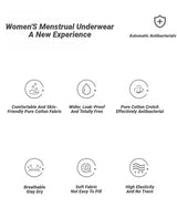 4Pcs Women'S Menstrual Panties High Waist Cotton Briefs Lingerie Physiological Pants Leak Proof Underwear Ladies Period Panty