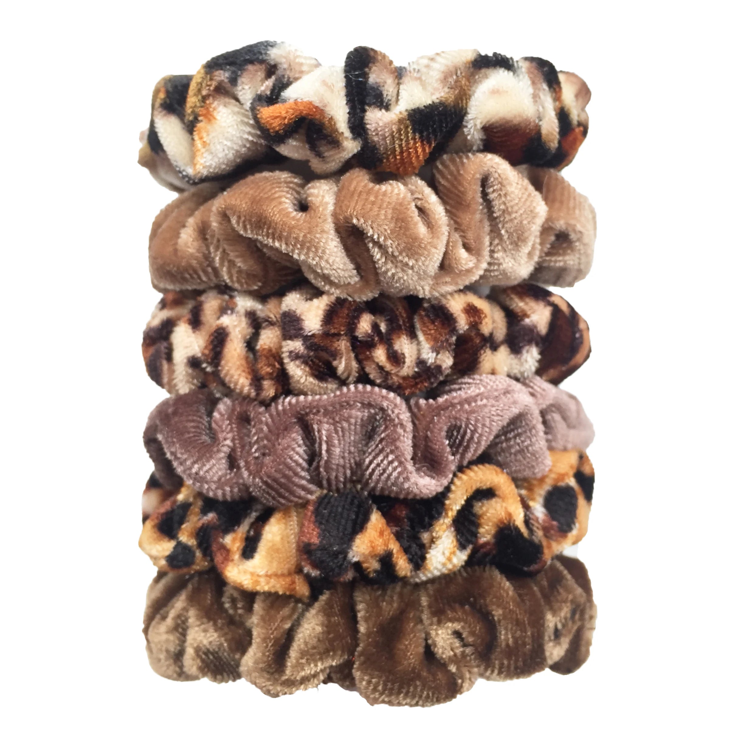 24/50/6pcs Scrunchies Women Velvet accessoires for boutique Cute Leopard High Quality Elastic Headwear Ponytail Hair Tie