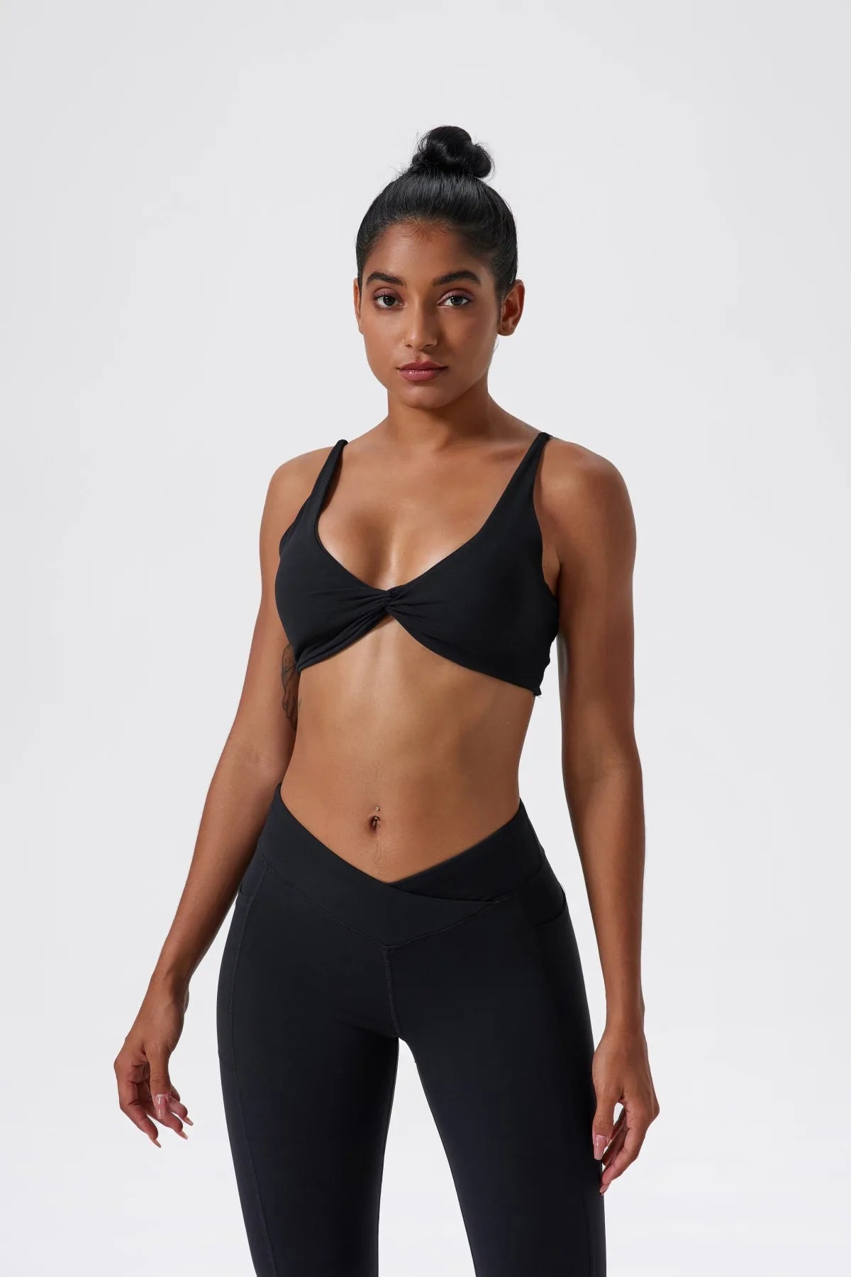 New Summer Women's Push-Up Sports Bra Breathable Soft Yoga Workout Top Backless Fitness Crop Gym Underwear Woman’s Crop Top
