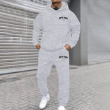 Men Women Autumn Winter Hooded Cotton Pants Set Fashion Casual Letter Printed  CottonPants Sports Suit Ensemble