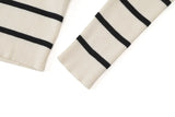 AS AW25 stripe knitting cardigan + sleeveless patch dress maxi matching set for woman clothing