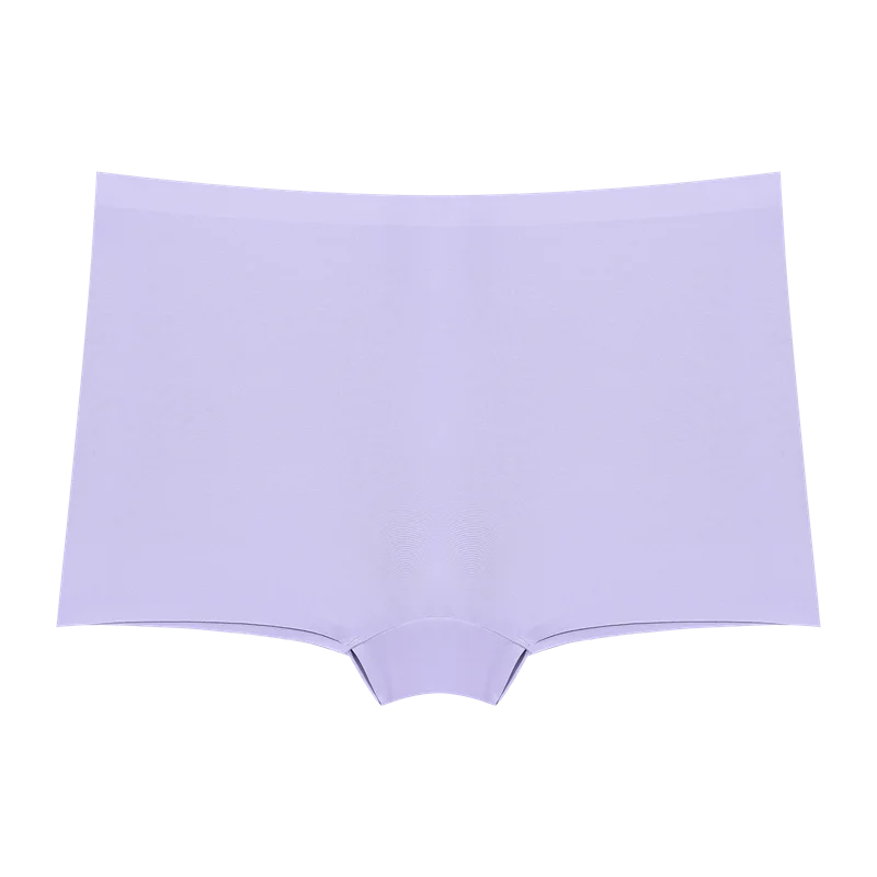 1Pc Women's Seamless Panties Sports Boxers Underwear Female Solid Color Comfortable Briefs Cozy Lingerie Intimate Underpant S-XL