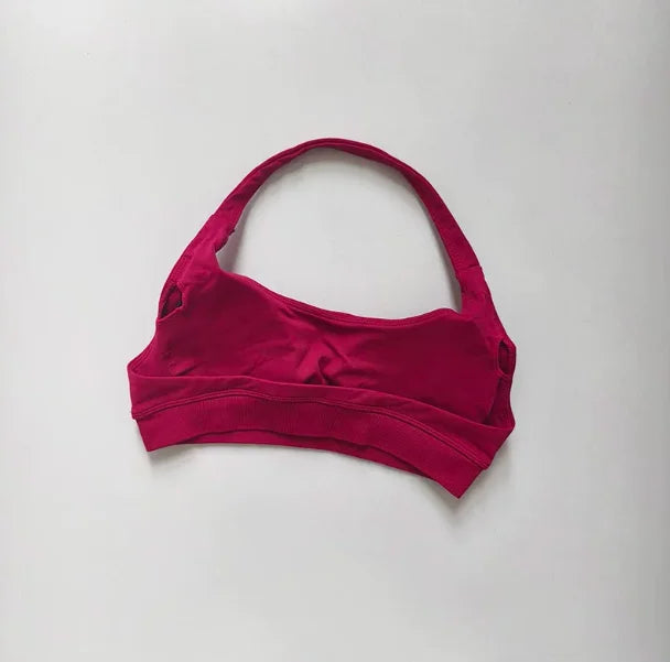 Shockproof Seamless Sexy Padded Athletic Sport Bra Women Backless Workout Gym Anti-Shock Yoga Crop Top Fitness Bra Suits