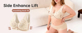 Elegant Front Buckle Floral Bra for Women – 7-Piece Set,  Pressurized Support, Adjustable,  Breathable, Ideal for Breastfeeding