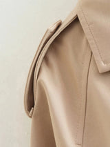 2024 Belt Cropped Trench Spring Jacket Women Vintage Streetwear Double Breasted Long Sleeve Top Female Coat Outfits