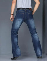 Men's Flared Jeans Loose Men Big-Leg Jeans Men Flared Pants Boot Cut Leg Designer Classic Jeans Multiple Styles Size 28-40