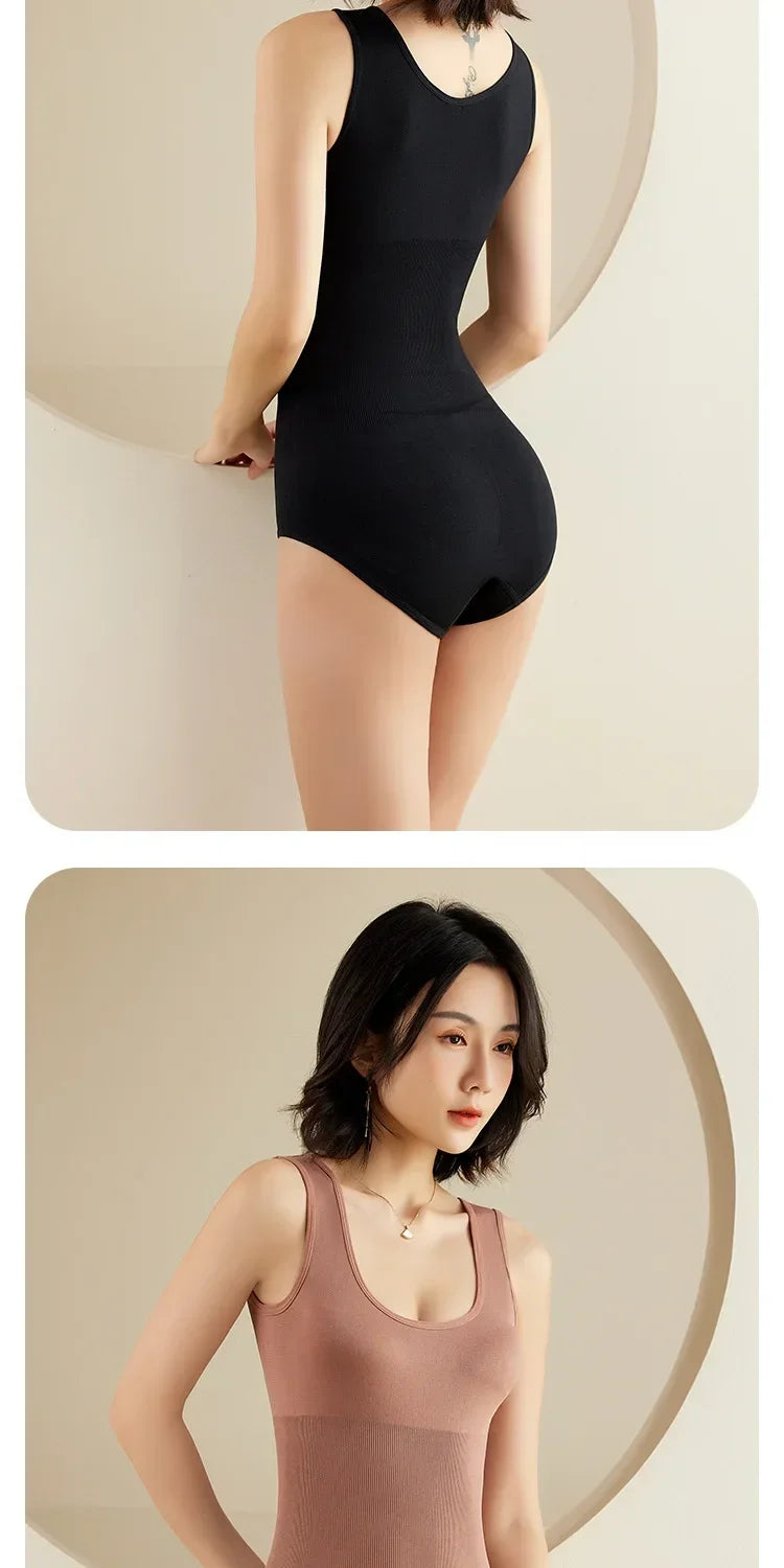 1/2PCS Bodysuit Women Slimming Shapewear Corset Reducing Body Shaper Modeling Underwear Tummy Control Panties Briefs 35-110kg