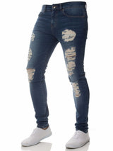 2024 Men Jeans Solid Pockets Stretch Denim Straight Pants Spring Summer Business Casual Trousers Daily Streetwear Men's Clothing
