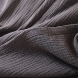 Kimono Robes for Men's and Women's Sleepwear Cotton Yarn Bathrobe Tied Cardigan Thin Home Clothes Couple's Robes