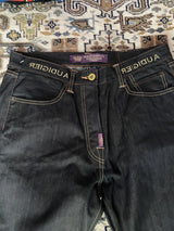 Baggy Wide Leg Y2K 2000s Loose Jeans Embroidered Buddha Casual Denim Pants Harajuku High Waist Straight Jeans Y2k Women Clothing