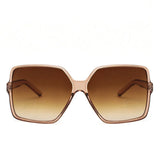 Brand Designer Fashion Oversized Sunglasses Women Plastic Female Big Frame Gradient Sun Glasses UV400 gafas de sol mujer