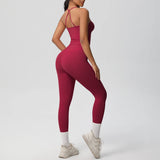 Halter Yoga Top Set Fitness Gym Suit Training Sleeveless Sport Gym Tops Crossover Back Sports Underwear  Tummy Control Slimming