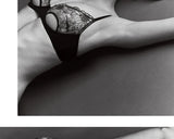 Summer Sexy Hot Ultra Thin Bra Set Women's  Lace Lingerie French Lingerie Underwear Everyday Bra  Unlined Minimizer Push-up Bra