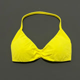 HISTELLO Impact Strappy Bra Women Seamless Gym Underwear High Support Halter Sexy Sports Clothing Push-up Yoga Workout Tank Top