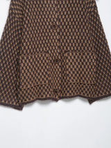 2026 New Autumn Brown Long Sleeve Knitted Cardigans Women Elegant Lapel Single Breasted Loose Sweater Coat Knitwear Korean Style